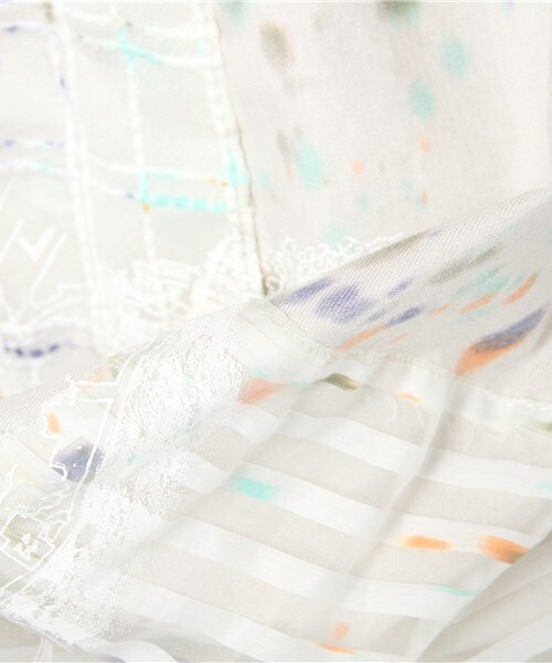 FRAPBOIS（フラボア）の「My color（ワンピース・レディース・オフホワイト/グレー・1）」の10枚目の写真