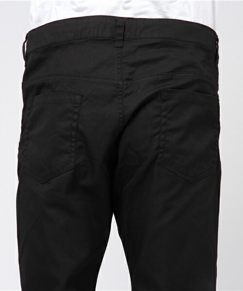 MEN'S BIGI（メンズビギ）の「5P ドビーストレッチパンツ/テーパード（チノパンツ・メンズ・ブラック/ベージュ/ネイビー・SS/S/M/L）」の8枚目の写真