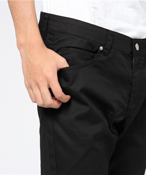 MEN'S BIGI（メンズビギ）の「5P ドビーストレッチパンツ/テーパード（チノパンツ・メンズ・ブラック/ベージュ/ネイビー・SS/S/M/L）」の9枚目の写真