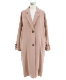 Dailyabout | ベーシックシングルボタンロングトレンチコート(P0000WPX)(トレンチコート)