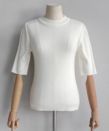 DHOLIC | クロップドスリムニットTシャツ(Tシャツ/カットソー)