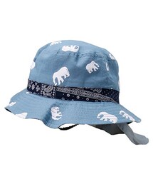 BRANSHES | ゾウ総柄平天ハット(ハット)