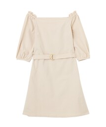 MERCURYDUO | サッシュベルト付オフショルダーワンピース(ワンピース/ドレス)