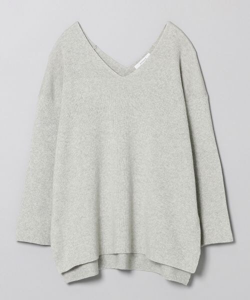 JEANASIS（ジーナシス）の「14GアゼVプルオーバー8S（トップス・アイボリー()/ブラック()/杢グレー()/イエロー()）」の3枚目の写真