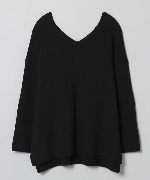 JEANASIS（ジーナシス）の「14GアゼVプルオーバー8S（トップス・アイボリー()/ブラック()/杢グレー()/イエロー()）」の2枚目の写真