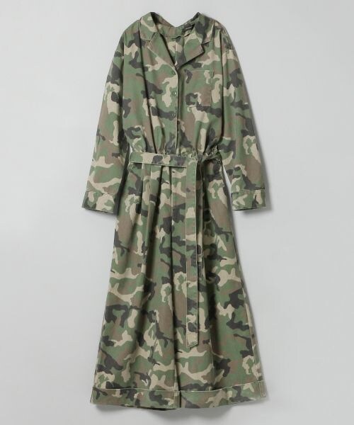 JEANASIS（ジーナシス）の「ミリタリーツナギ（ワンピース/ドレス・ブラック()/グリーン系その他()）」の2枚目の写真