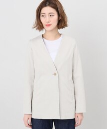 plage（プラージュ）の「ドライオックス ノーカラージャケット