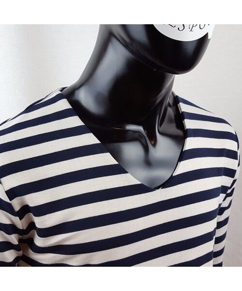 CALL&RESPONSE（コールアンドレスポンス）の「ボーダー 切替 長袖 ＴＥＥ  /  ＣＡＬＬ ＆ ＲＥＳＰＯＮＳＥ　/ 171-1321-13（Tシャツ/カットソー・メンズ・その他）」の6枚目の写真