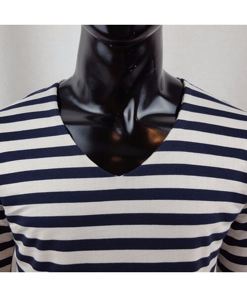 CALL&RESPONSE（コールアンドレスポンス）の「ボーダー 切替 長袖 ＴＥＥ  /  ＣＡＬＬ ＆ ＲＥＳＰＯＮＳＥ　/ 171-1321-13（Tシャツ/カットソー・メンズ・その他）」の5枚目の写真