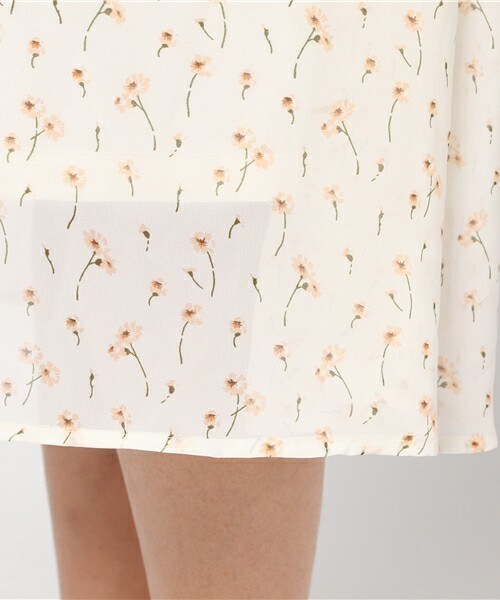 archives（アルシーヴ）の「花柄シアーワンピース（ワンピース・レディース・オフホワイト/ブラック/ネイビー・MEDIUM）」の9枚目の写真