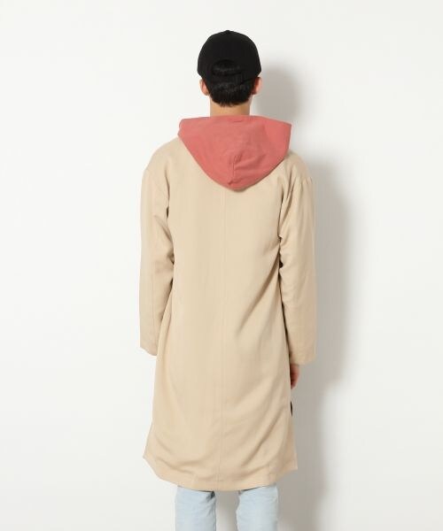 RAGEBLUE（レイジブルー）の「＜2WAY仕様＞リバーシブルノーカラーチェスターコート（ジャケット/アウター・ベージュ系/ネイビー系）」の5枚目の写真