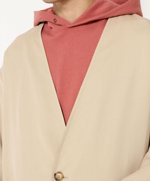 RAGEBLUE（レイジブルー）の「＜2WAY仕様＞リバーシブルノーカラーチェスターコート（ジャケット/アウター・ベージュ系/ネイビー系）」の6枚目の写真