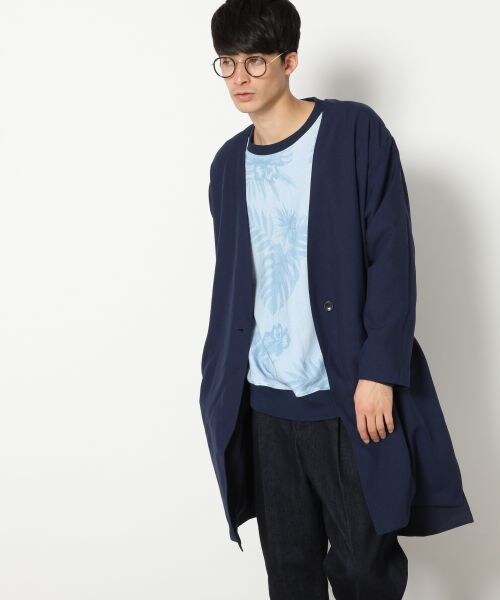 RAGEBLUE（レイジブルー）の「＜2WAY仕様＞リバーシブルノーカラーチェスターコート（ジャケット/アウター・ベージュ系/ネイビー系）」の17枚目の写真