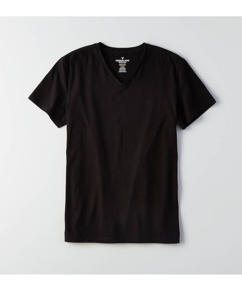 American Eagle(アメリカンイーグル)の「AEOフレックスVネックTシャツ(Tシャツ/カットソー・メンズ・ボールドブラック/ホワイト・XS/S/M/L/XL/XXL/XXXL)」の2枚目の写真