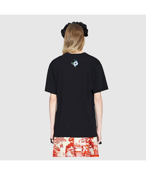GUCCI(グッチ)の「Gucci print cotton t-shirt(Tシャツ/カットソー・レディース・black cotton jersey__457095X5L891948/white cotton jersey__457095X5L899234・small/medium/large)」の10枚目の写真