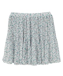 Dailyabout | 小花柄ウエストゴムプリーツミニスカート(P0000WSG)(スカート)
