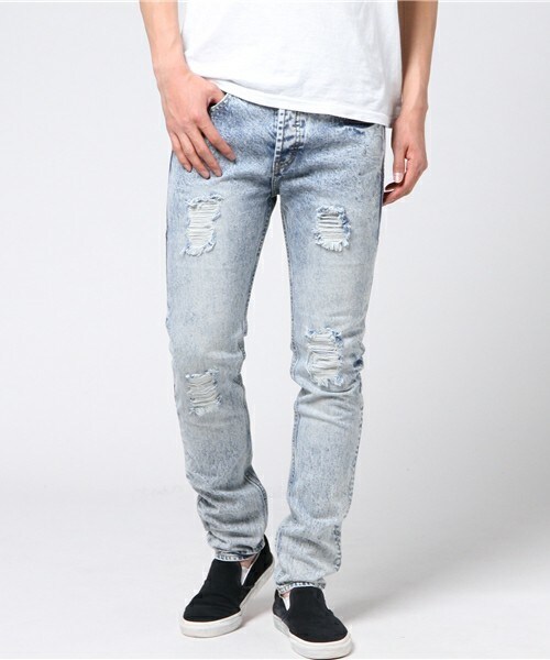 Publish Brand パブリッシュブランド の メンズ パブリッシュ デノン ダメージ デニムパンツ Publish Dennon その他パンツ Wear