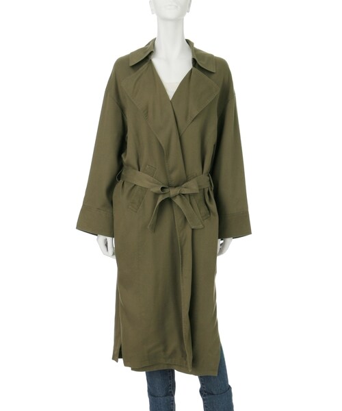 Ungrid（アングリッド）の「テンセルスリットトレンチコート（ジャケット/アウター・レディース・ベージュ/カーキ・S/M）」の11枚目の写真