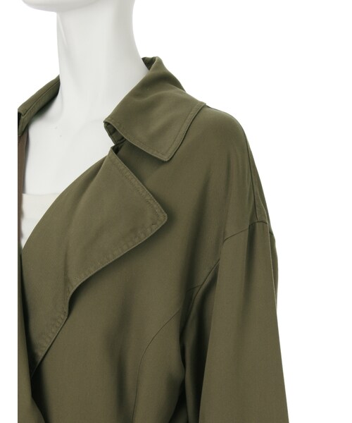 Ungrid（アングリッド）の「テンセルスリットトレンチコート（ジャケット/アウター・レディース・ベージュ/カーキ・S/M）」の15枚目の写真