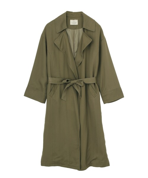 Ungrid（アングリッド）の「テンセルスリットトレンチコート（ジャケット/アウター・レディース・ベージュ/カーキ・S/M）」の2枚目の写真