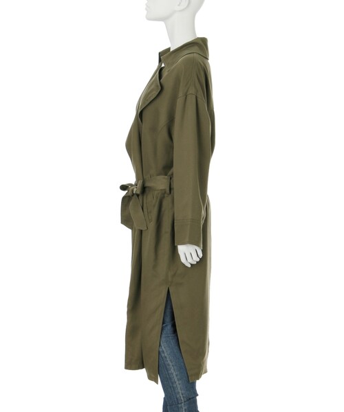 Ungrid（アングリッド）の「テンセルスリットトレンチコート（ジャケット/アウター・レディース・ベージュ/カーキ・S/M）」の12枚目の写真