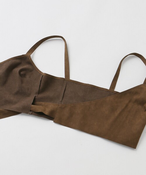 plage（プラージュ）の「ECO SUEDE ビスチェ（トップス・ブラウン/フリー/在庫あり）」の10枚目の写真