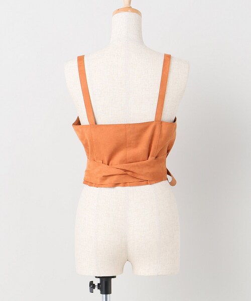 plage（プラージュ）の「ECO SUEDE ビスチェ（トップス・ブラウン/フリー/在庫あり）」の8枚目の写真