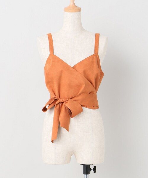 plage（プラージュ）の「ECO SUEDE ビスチェ（トップス・ブラウン/フリー/在庫あり）」の2枚目の写真