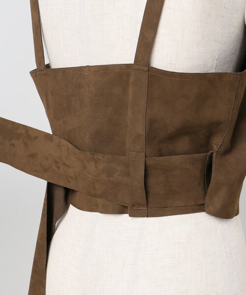 plage（プラージュ）の「ECO SUEDE ビスチェ（トップス・ブラウン/フリー/在庫あり）」の9枚目の写真