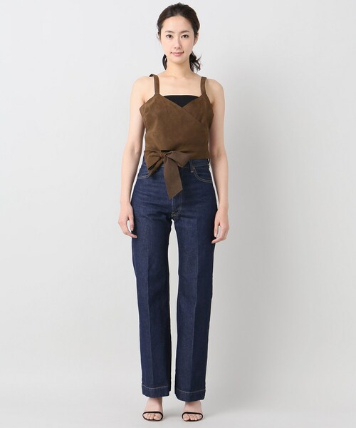 plage（プラージュ）の「ECO SUEDE ビスチェ（トップス・ブラウン/フリー/在庫あり）」の3枚目の写真