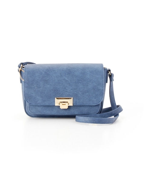 Honeys（ハニーズ）の「ＰＶＣカードケース付Ｂａｇ（バッグ・レディース・オフ/クロ/ブルー/濃ピンク/コン）」の4枚目の写真