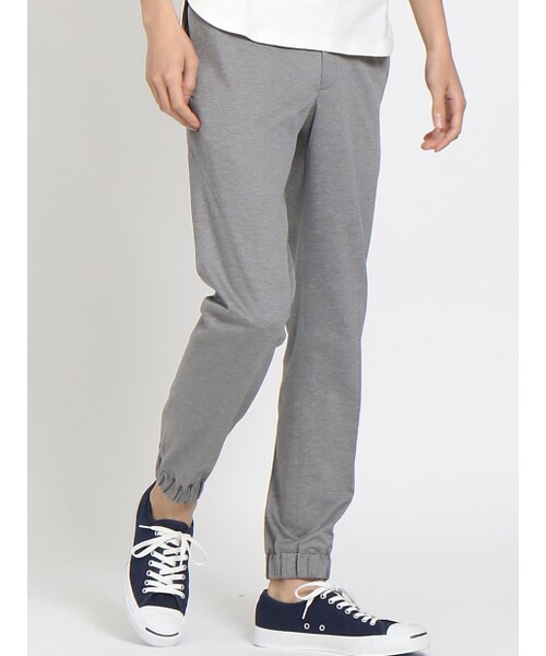 ABAHOUSE（アバハウス）の「【セットアップ対応】ハイゲージジャージー イージーパンツ（パンツ・メンズ・グレー/ネイビー・44/46/48）」の2枚目の写真
