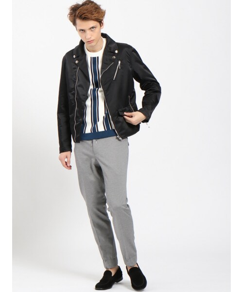 ABAHOUSE（アバハウス）の「【セットアップ対応】ハイゲージジャージー イージーパンツ（パンツ・メンズ・グレー/ネイビー・44/46/48）」の13枚目の写真