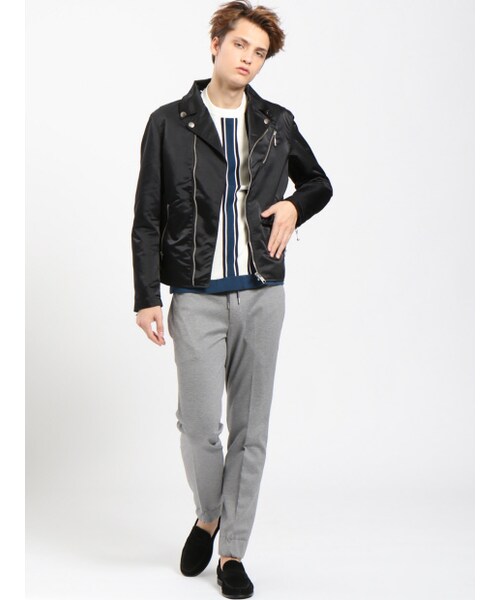 ABAHOUSE（アバハウス）の「【セットアップ対応】ハイゲージジャージー イージーパンツ（パンツ・メンズ・グレー/ネイビー・44/46/48）」の15枚目の写真