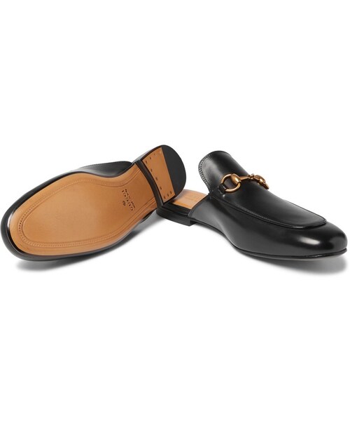 GUCCI（グッチ）の「Gucci Horsebit Leather Backless Loafers（その他シューズ・メンズ・Black・UK10/UK10.5/UK11/UK12/UK13/UK6/UK7/UK7.5/UK8/UK8.5/UK9/UK9.5）」の8枚目の写真