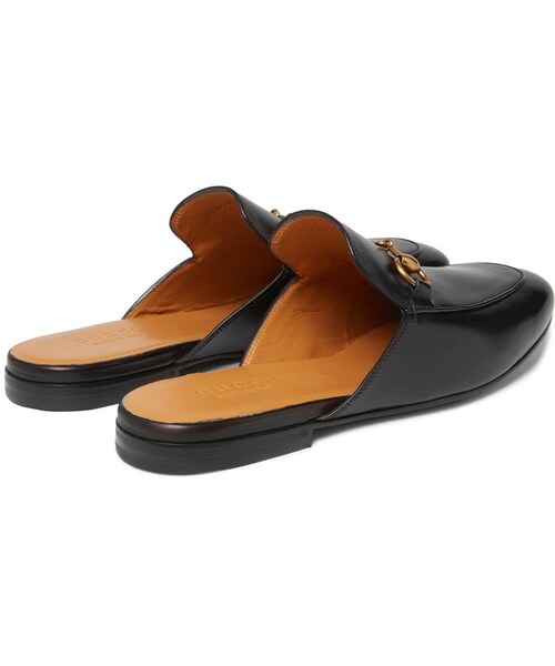 GUCCI（グッチ）の「Gucci Horsebit Leather Backless Loafers（その他シューズ・メンズ・Black・UK10/UK10.5/UK11/UK12/UK13/UK6/UK7/UK7.5/UK8/UK8.5/UK9/UK9.5）」の6枚目の写真