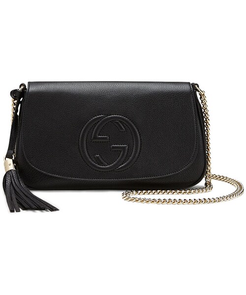 GUCCI（グッチ）の「Gucci Soho Medium Leather Shoulder Bag, Black（ショルダーバッグ・レディース・BLACK）」の3枚目の写真