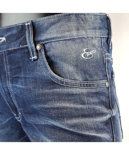 CALL&RESPONSE（コールアンドレスポンス）の「ホワイト ステッチ ストレッチ ジーンズ  /  ＣＡＬＬ ＆ ＲＥＳＰＯＮＳＥ　/ 182-1553-07（デニムパンツ・メンズ・その他）」の4枚目の写真