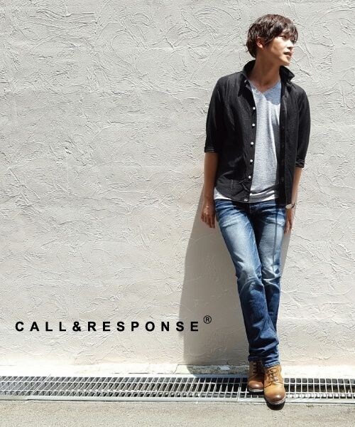 CALL&RESPONSE（コールアンドレスポンス）の「ホワイト ステッチ ストレッチ ジーンズ  /  ＣＡＬＬ ＆ ＲＥＳＰＯＮＳＥ　/ 182-1553-07（デニムパンツ・メンズ・その他）」の15枚目の写真
