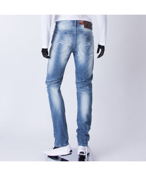 CALL&RESPONSE（コールアンドレスポンス）の「デイタイムブルー  ストレッチ  ジーンズ  /  ＣＡＬＬ ＆ ＲＥＳＰＯＮＳＥ　/ 171-1553-07（デニムパンツ・メンズ・その他）」の2枚目の写真