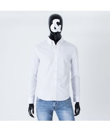 CALL&RESPONSE | ジャガード ストライプ ボタンダウン 長袖 シャツ  /  ＣＡＬＬ ＆ ＲＥＳＰＯＮＳＥ　/ 171-1211-02(シャツ/ブラウス)