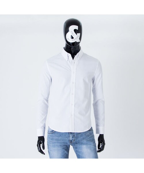 CALL&RESPONSE(コールアンドレスポンス)の「ジャガード ストライプ ボタンダウン 長袖 シャツ / CALL & RESPONSE / 171-1211-02(シャツ/ブラウス・メンズ・その他)」の1枚目の写真