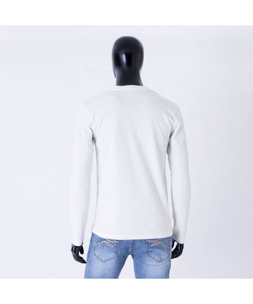 CALL&RESPONSE（コールアンドレスポンス）の「ツイスト Vネック 長袖 ＴＥＥ  /  ＣＡＬＬ ＆ ＲＥＳＰＯＮＳＥ　/ 171-1321-15（Tシャツ/カットソー・メンズ・その他）」の2枚目の写真