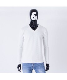 CALL&RESPONSE | ツイスト Vネック 長袖 ＴＥＥ  /  ＣＡＬＬ ＆ ＲＥＳＰＯＮＳＥ　/ 171-1321-15(Tシャツ/カットソー)