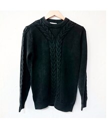 LiSS | LiSS リス stone wash crewneck KNIT (ユニセックス)(ニット/セーター)