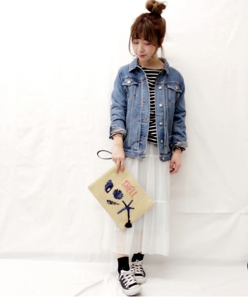 archives（アルシーヴ）の「【Web限定】シャーリングスリーブトップス（Tシャツ/カットソー・レディース・ホワイト×ブラック/ブラック×ホワイト/グレー/ピンク・MEDIUM）」の20枚目の写真