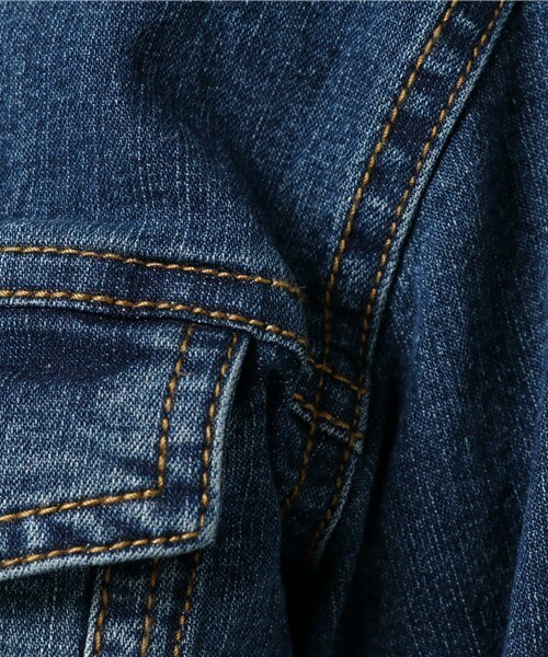 actuel（アクチュエル）の「【ＯandI】ノーカラーデニムＪＫ（デニムジャケット・レディース・ライトブルー/ダークブルー・FREE）」の12枚目の写真