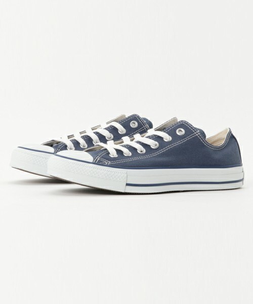 CONVERSE(コンバース)の「CONVERSE キャンバス オールスターOX(スニーカー・メンズ・ホワイト/ネイビー・26/26.5/27/27.5/28)」の1枚目の写真
