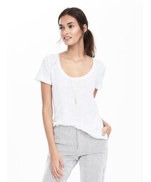 Banana Republic | Slub Scoop Tee(Tシャツ/カットソー)
