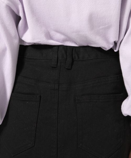 LOWRYS FARM（ローリーズファーム）の「タイトスリットロンスカ／Ｄ（スカート・ブラック/ブルー）」の12枚目の写真